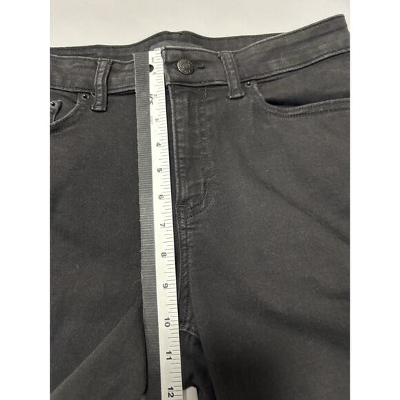 DKNY Jeans Women's 10 Black Denim Shorts Normcore Capsule Everyday Essential - Picture 6 of 7